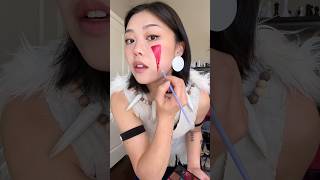 GRWM to Defend the Forest Spirit - Princess Mononoke San Cosplay from Studio Ghibli #shorts #cosplay