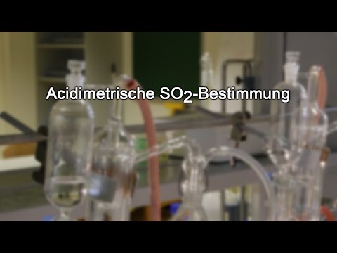 Video: Kann SO2 als Oxidationsmittel wirken?