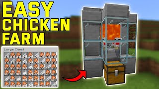 EASY Automatic Chicken Farm in Minecraft 1.20+  (Bedrock,Mcpe,Ps4,Xbox) screenshot 2