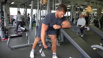One arm row elbow out - FD Fitness
