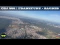 ⁴ᴷ⁶⁰ | CRJ 900 Frankfurt - Zagreb Highlights [4K] | Frankfurt / Franjo Tuđman Airport | 2021-10-01