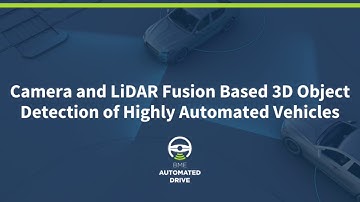 BME Automated Drive | 3D Object Detection of Highly Automated Vehicles