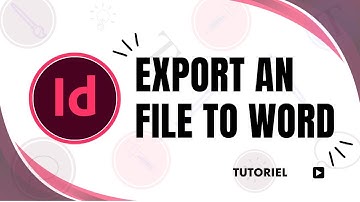 how to export an indesign file to word