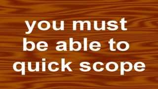 MW2 PS3 quick scope / no scope clan recruitment