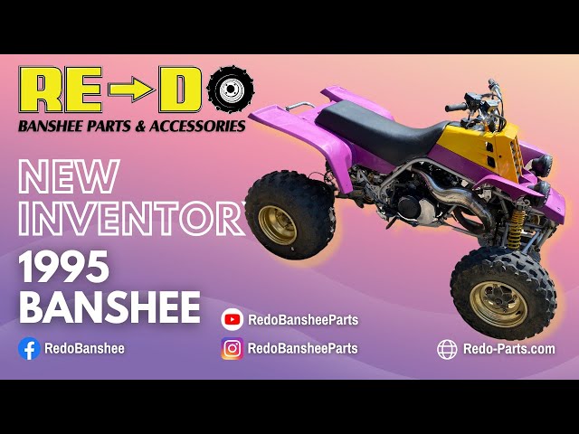 ヤマハ　バンシー New Inventory 1995 Violet and Yellow Banshee - Rare Plastic Colors