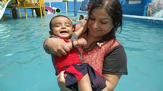 Master Shivansh In Pool Full Masti