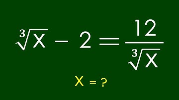 A Nice Algebra Problem | Math Olympiad | Can you solve for x?