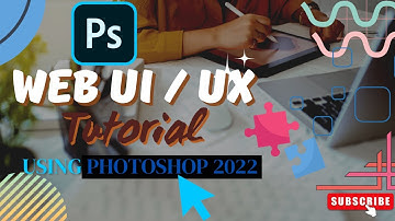 Web UI / UX design using photoshop cc 2022 and masking concept | hindi/urdu