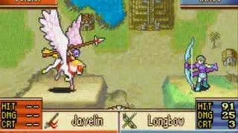Fire Emblem Sacred Stones Joshua Vs Caellach