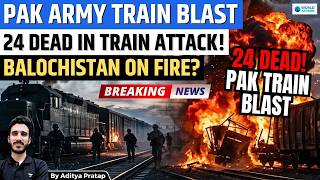 Pakistan Shocked: Explosive Car Rams Military Train In Balochistan, 24 Dead