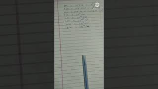 how to convert meter to cm ,pm, nm,... etc