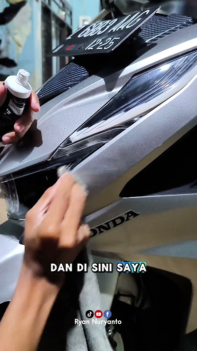 Tips menghilangkan baret pada body kendaraan #beatdeluxe #beatmodifikasi