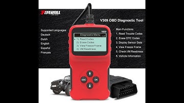 Operation Demonstration for V309 Car Diagnostic Tool & Scanner