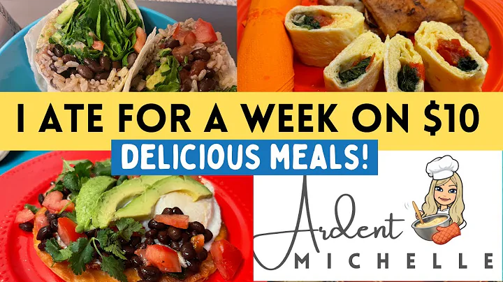 I ATE FOR $10 A WEEK | EXTREME GROCERY BUDGET CHAL...