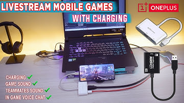 Livestream With Charging Using Cheapest Capture Card | ONEPLUS DEVICES | Full Setup Guide [NEW]