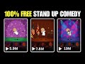 كيفية إنشاء فيديوهات كوميدية ستاند أب كوميدية رائجة باستخدام أدوات مجانية 100