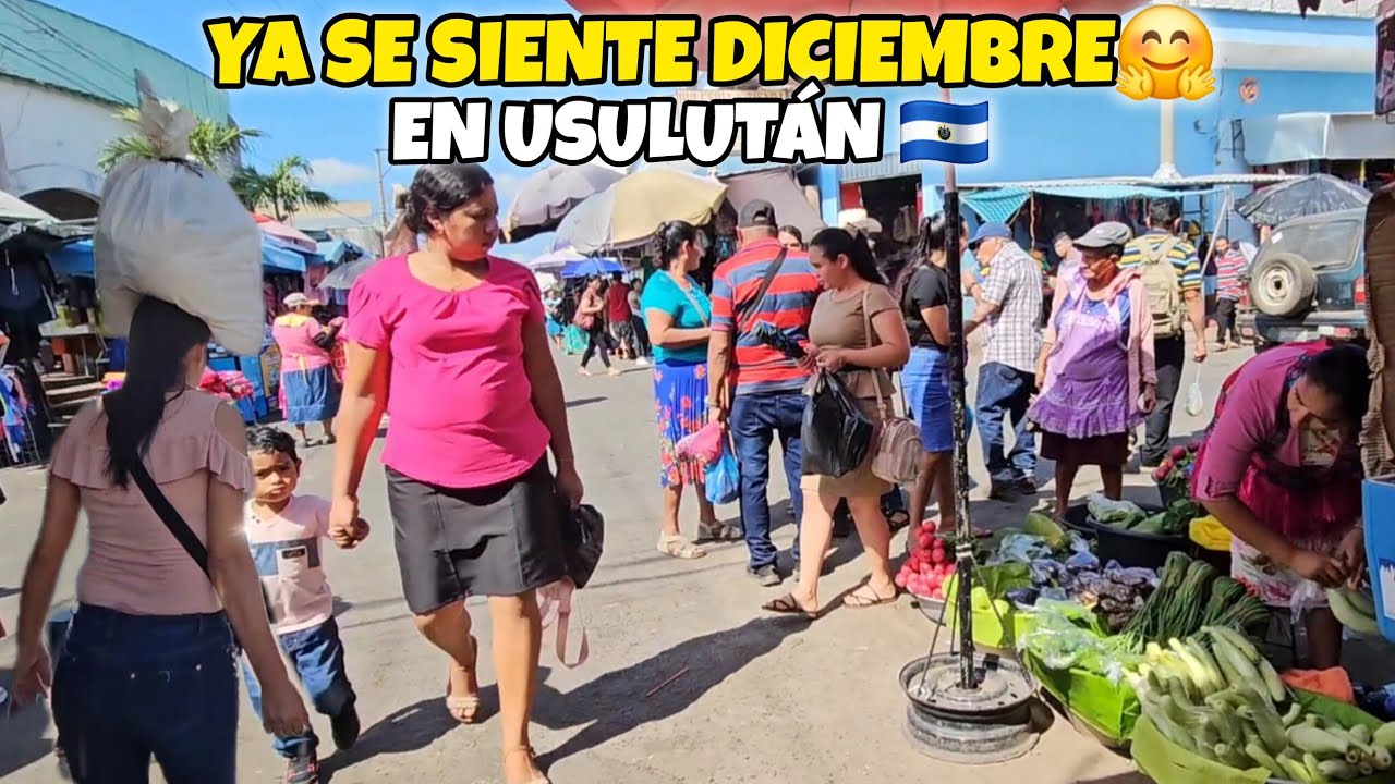 🤗Asi de Alegre MERCADO DE USULUTÁN EL SALVADOR 🇸🇻 ♥️ 