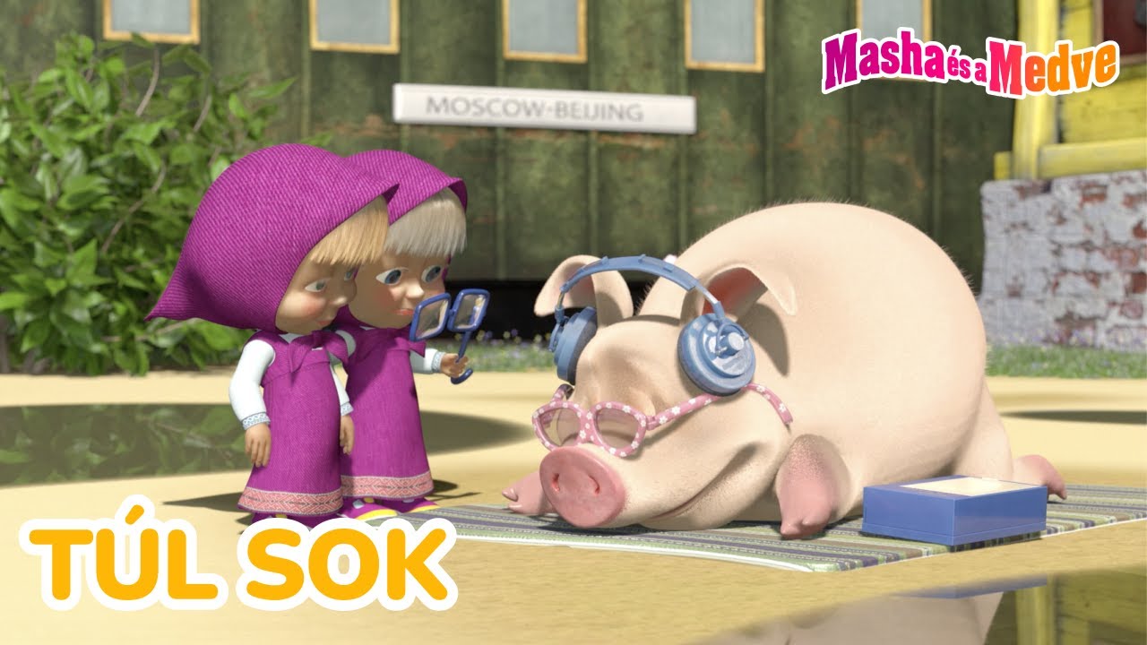 Masha és a Medve 👧👧 Túl sok 💞🏡  Kedvenc epizódok