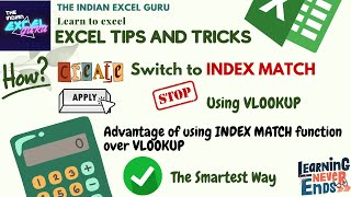 stop using vlookup in excel. switch to index match | how to use excel | learn excel | excel basics