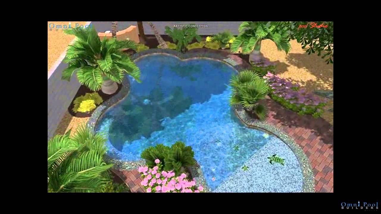 The Roberts Family Swimming Pool With Beach Entry YouTube