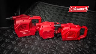 Τρόμπα Coleman Quickpump™ 12/230 V με επαναφορτιζόμενη μπαταρία video