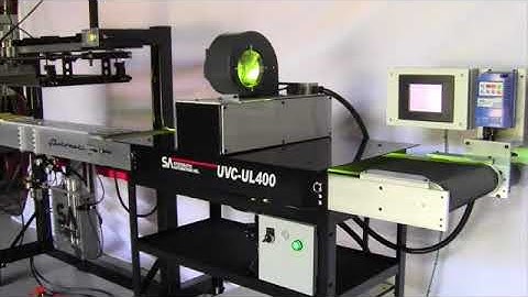 Automatic Ruler Screen Printing with the HLT &  Ultra Light Conveyor