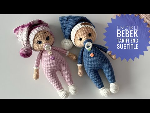 Amigurumi Bebek yapımı💕 2/3Eng subtitle (body,head,gövde,kafa) #amigurumibebek#crochetbaby