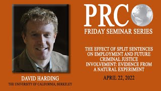 Prc Friday Seminar David Harding From The University Of California, Berkeley