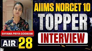 ✨ Success Story of AIIMS NORCET 10 Topper | Shyama Priya Goswami AIR 28 | PW Nursing Wallah