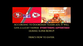 DoorDash Superbowl LVIII Sweepstakes