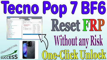 Tecno Pop 7 BF6 Reset FRP UNLOCK Android 12 One-CLICK BY DFT Pro #Gsmsanjoy