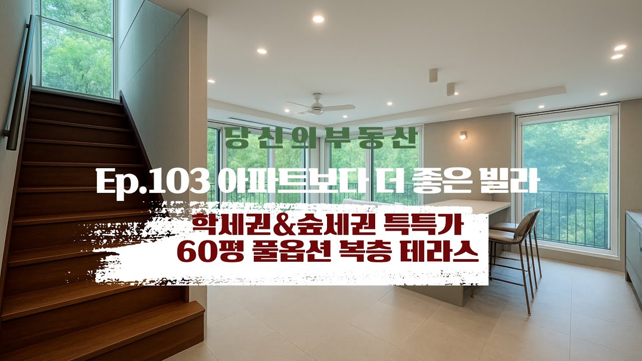 아파트보다 더 좋은 빌라 Ep103- 마지막 특가 1세대 숲세권 학세권 60평 풀옵션 복층 테라스 [고양시 일산 덕이동 신축빌라 시그니스]