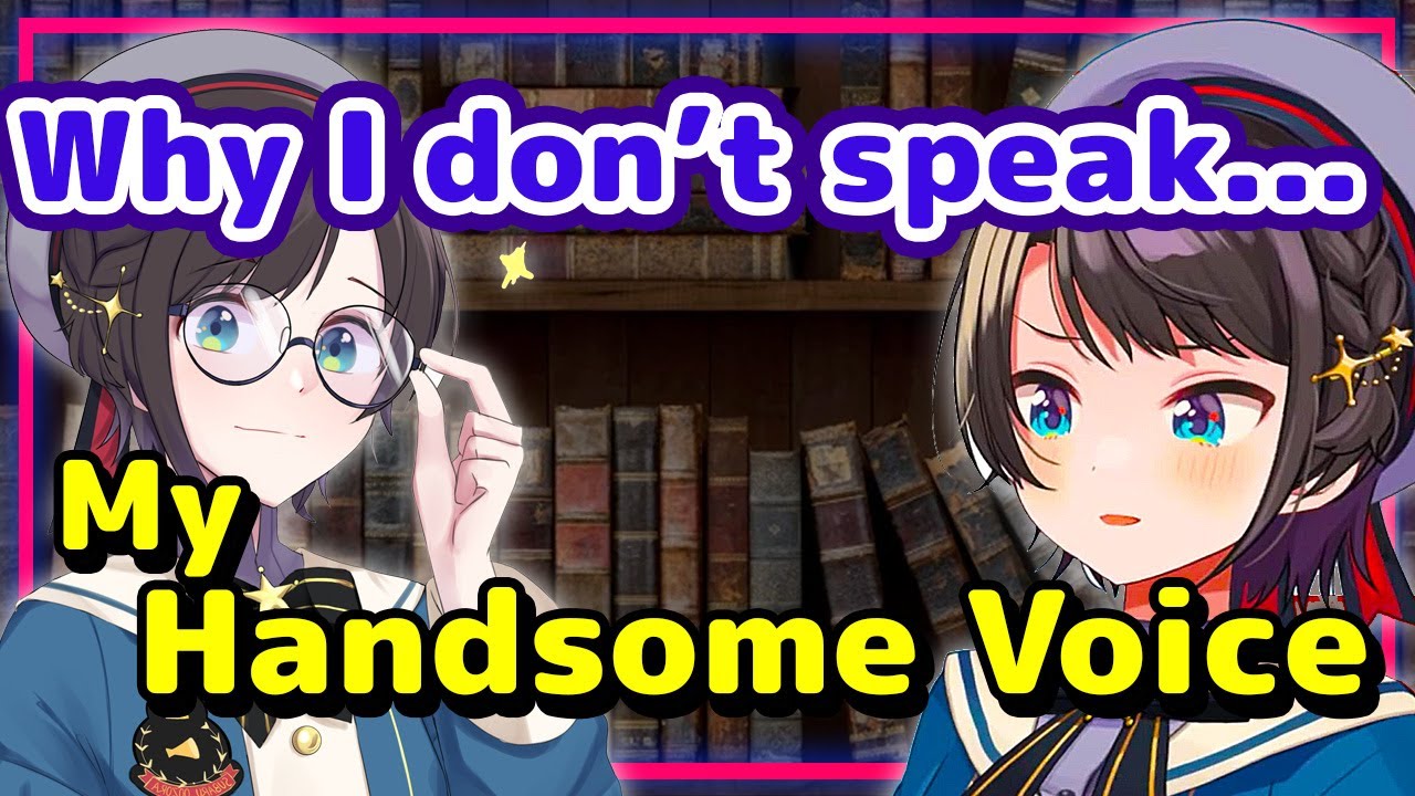 【ENG Sub】Oozora Subaru - Explains why she doesn't use her Handsome Voice Subatani-kun very often