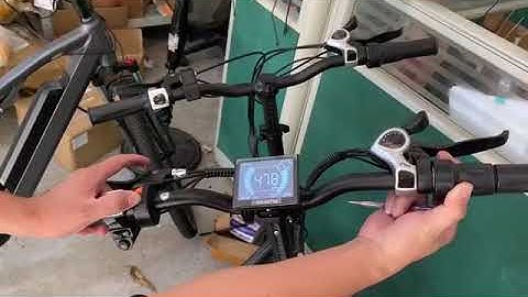 cruise control setting by kingmeter display for cmacewheel ebikes