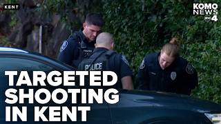 Man killed in apparent targeted shooting at Kent park and ride; suspect at large