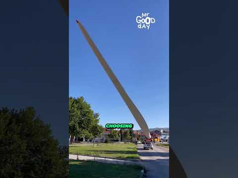 Why Moving Wind Turbine Blades Is a Huge Challenge #shorts