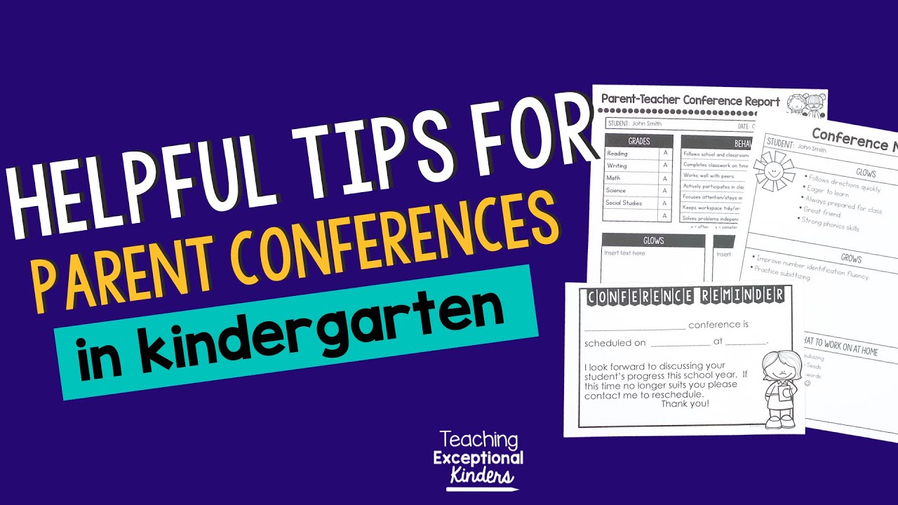 tips-for-parent-teacher-conferences-in-kindergarten-youtube