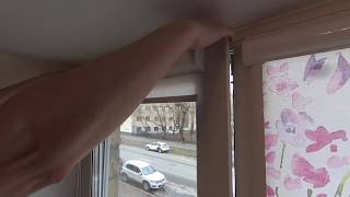 НЕВЕРОЯТНО ПРОСТОЙ СПОСОБ установить рулонную штору (всего 30 секунд) без сверления окна НЕВЕРОЯТНО ПРОСТОЙ СПОСОБ установить рулонную штору (всего 30 секунд) без сверления окна