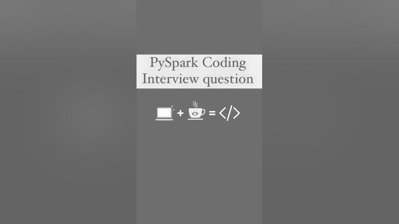 Solved pyspark interview coding challenge spark python dataframes 