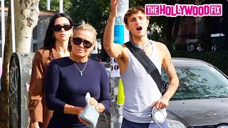 Dua Lipa, Anwar & Yolanda Hadid Get Frustrated & Yell At Paparazzi While On A Walk Through New York