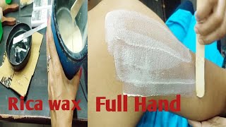 Rica wax/Rica wax karne ka tarika/Rica wax full hand(in parlour) screenshot 1