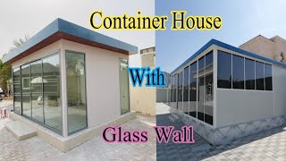 Stylish Container House || Container Home With glass Wall || Container Office || Container Cabinet