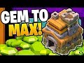 GEMMING TO MAX FOR MY SHOT AT $7000 - TH7 Tournament - Clash of Clans