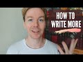 How to Make Time for Writing