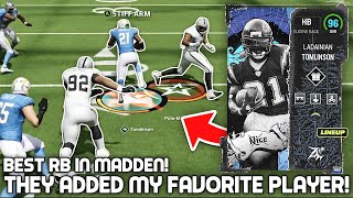 They Added My FAVORITE PLAYER EVER! The Best Running Back In Madden 23