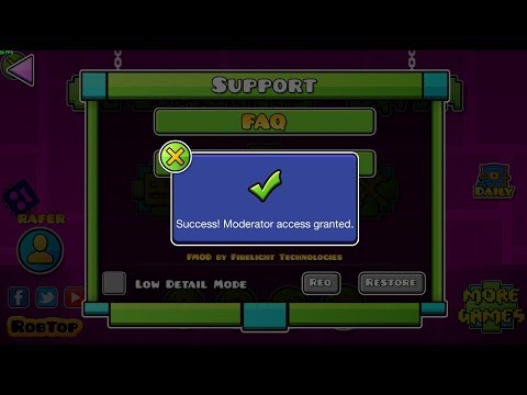 I got GD Mod (w/ cringe reaction)