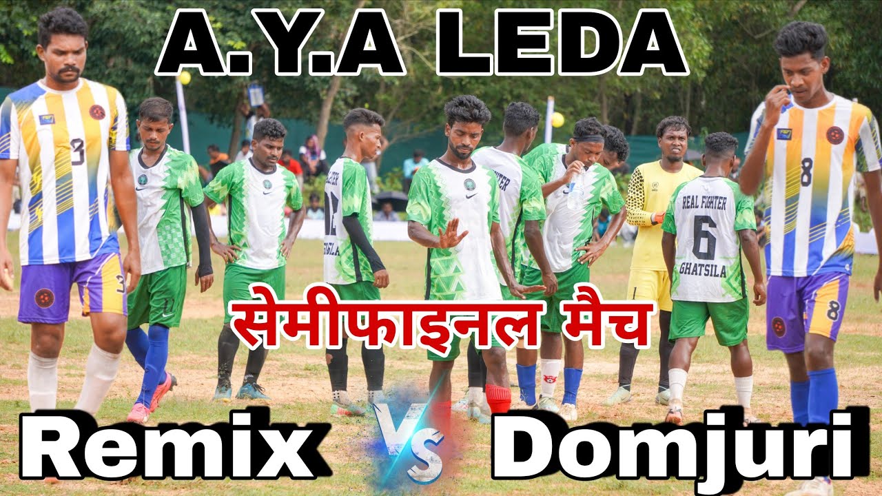 Remix Jamshedpur 🆚️ B.B.K.S Domjuri || Semifinal Live Match || At :- Leda Tournament 2025