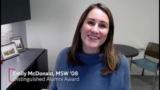 Awards of Distinction 2025: Distinguished Alumni Award: Emily McDonald, MSW ’08