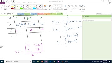 Linear Control System (Chapter 8, Root Locus, 03-APR-2020)