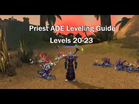 Priest Aoe Leveling - Holy Nova - 1 To 60 Under 30 Hours - Level 20-23